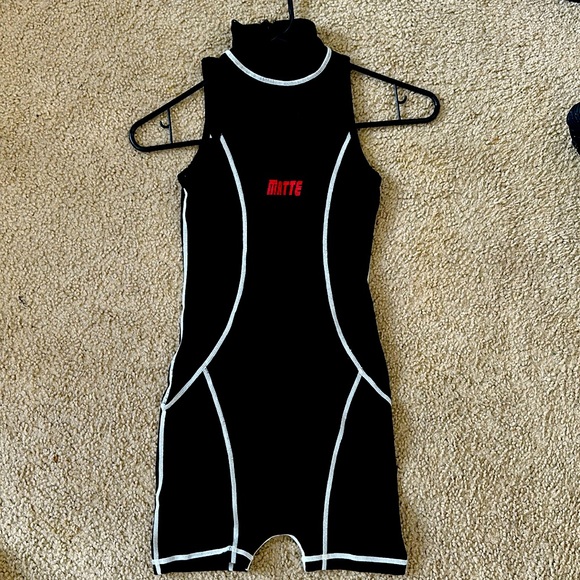 Matte Brand one piece shorts jumpsuit - Picture 1 of 2